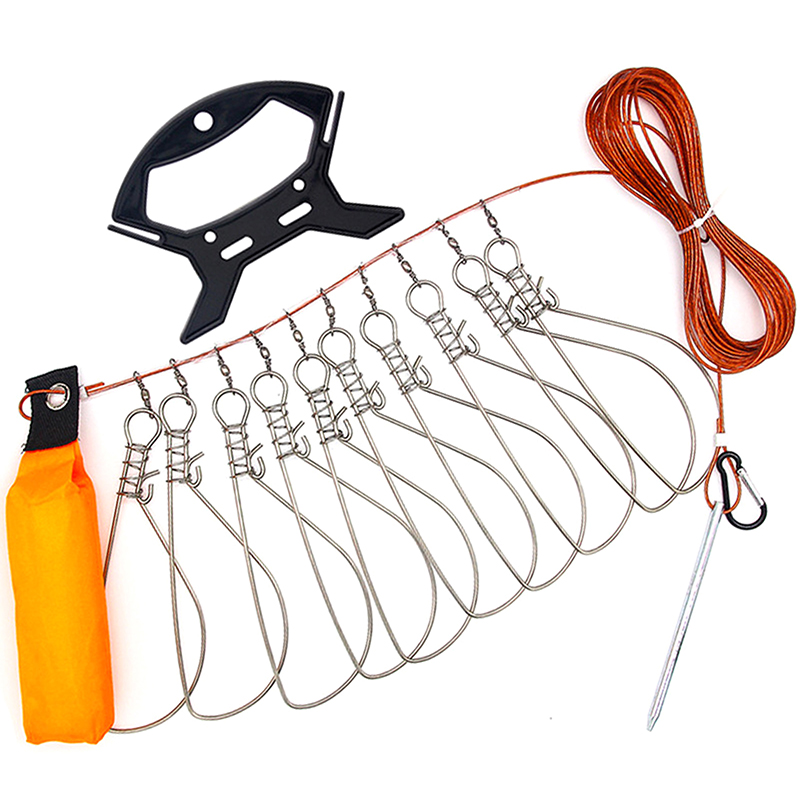 Fishing Hook Stainless Steel - Yeni【Paslanmaz Çelik Balıkçılık Kilit Tokalı İp
