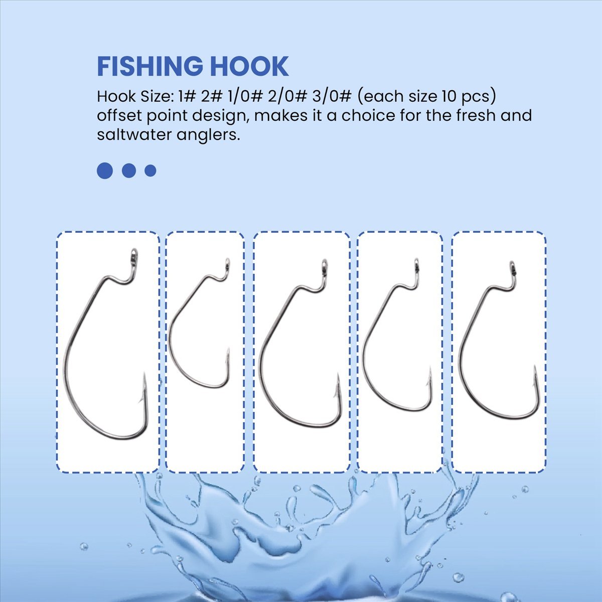 Fishing Hook Box - AD45 51 Adet Balıkçılık Kancası Yüksek